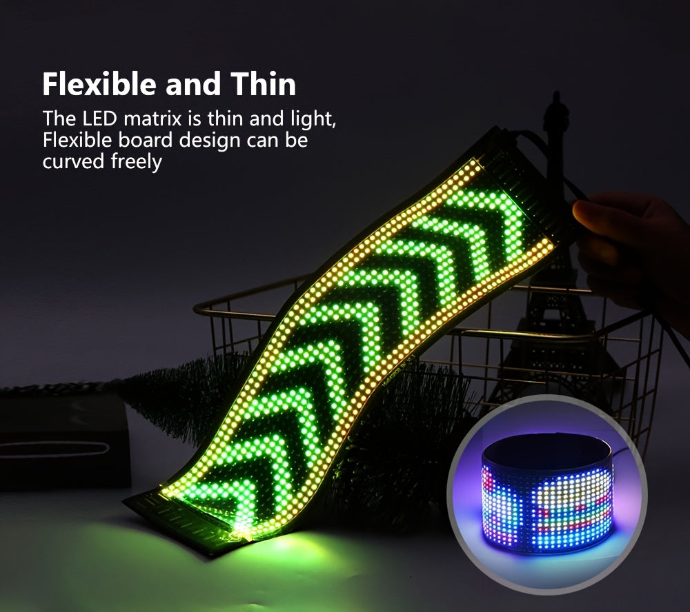 Flexible und faltbare RGB LED-Schilder, LED-Beleuchtung für Werbung und Alltag – Detailansicht 10