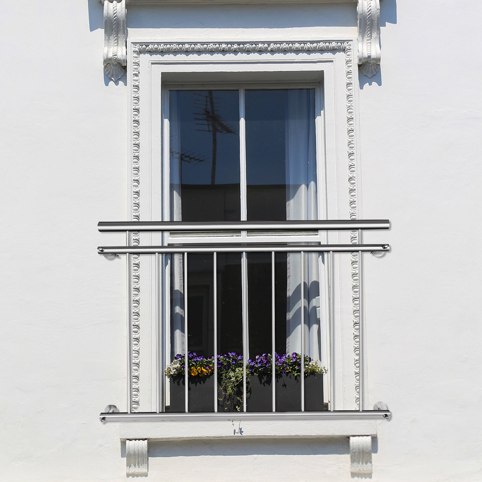 Französisches Balkon Edelstahl Geländer Balkon für Garten und Terrasse – Detailansicht 6