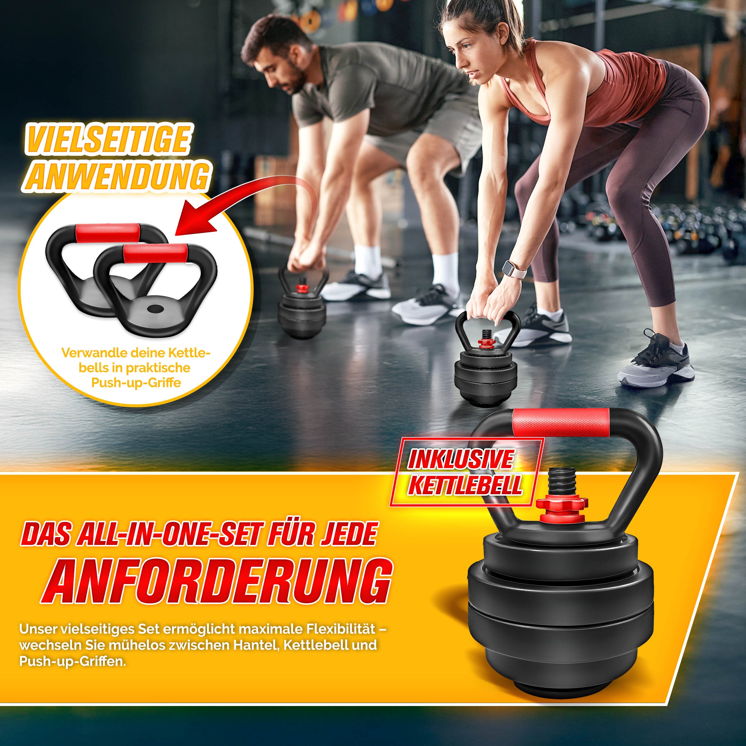 Freihantel-Sets, verstellbar für Alltag und Zuhause – Detailansicht 13