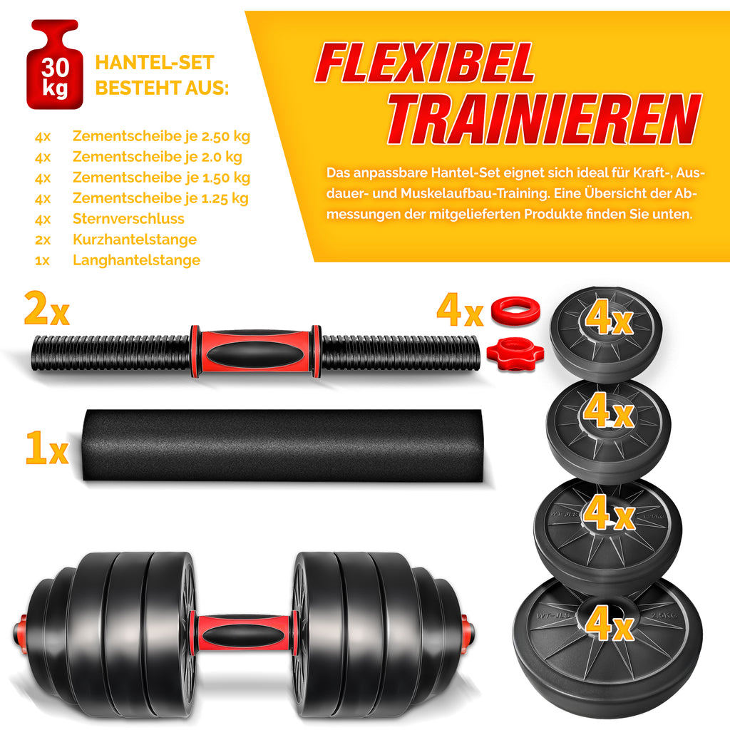 Freihantel-Sets, verstellbar für Alltag und Zuhause – Detailansicht 19