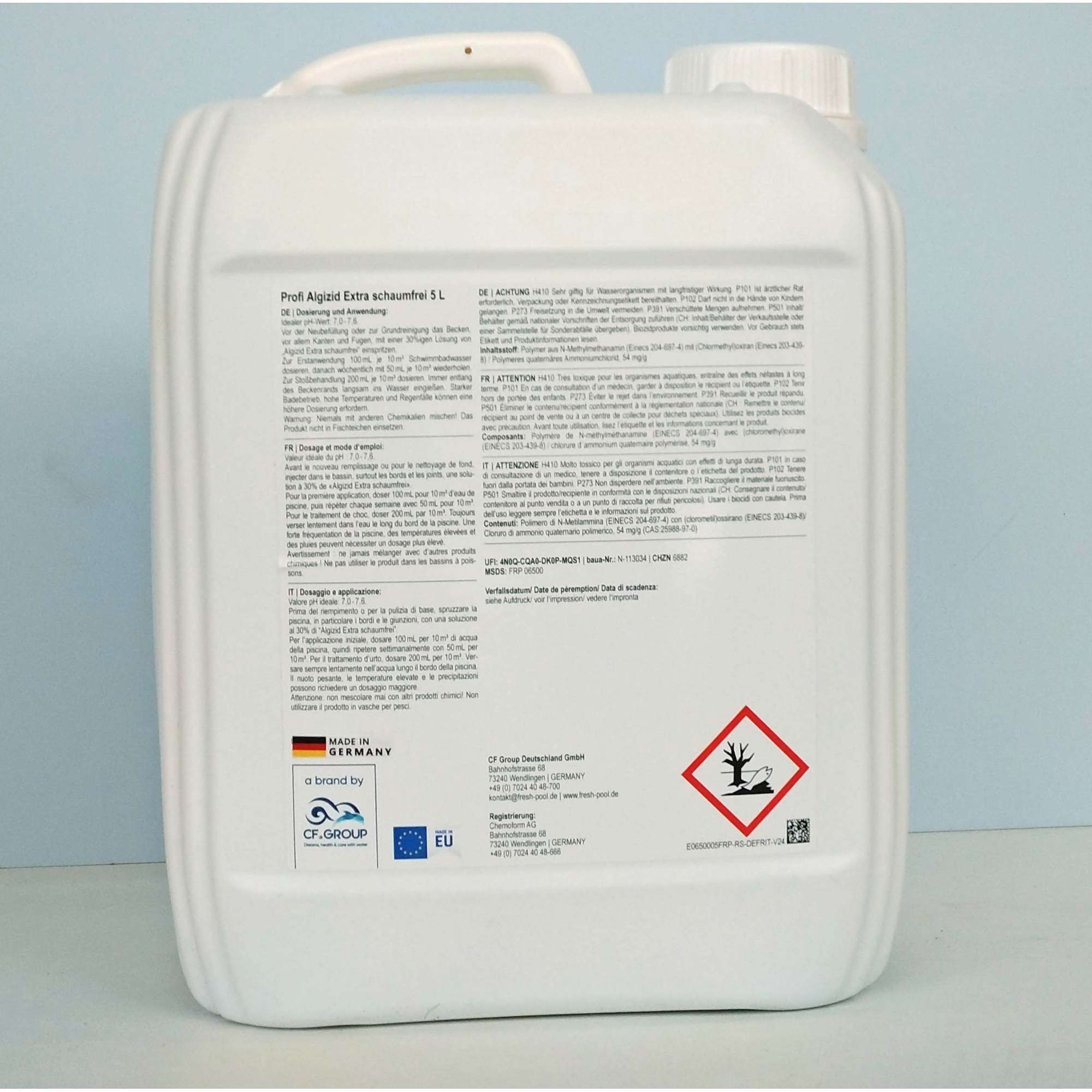 Fresh-Pool Profi Algizid Extra schaumfrei, 5 kg für Haustiere und Zuhause – Detailansicht 17