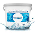 Fresh-Pool Profi Langzeit Chlor Tabletten, 200g für Pool und Alltag – Hauptansicht