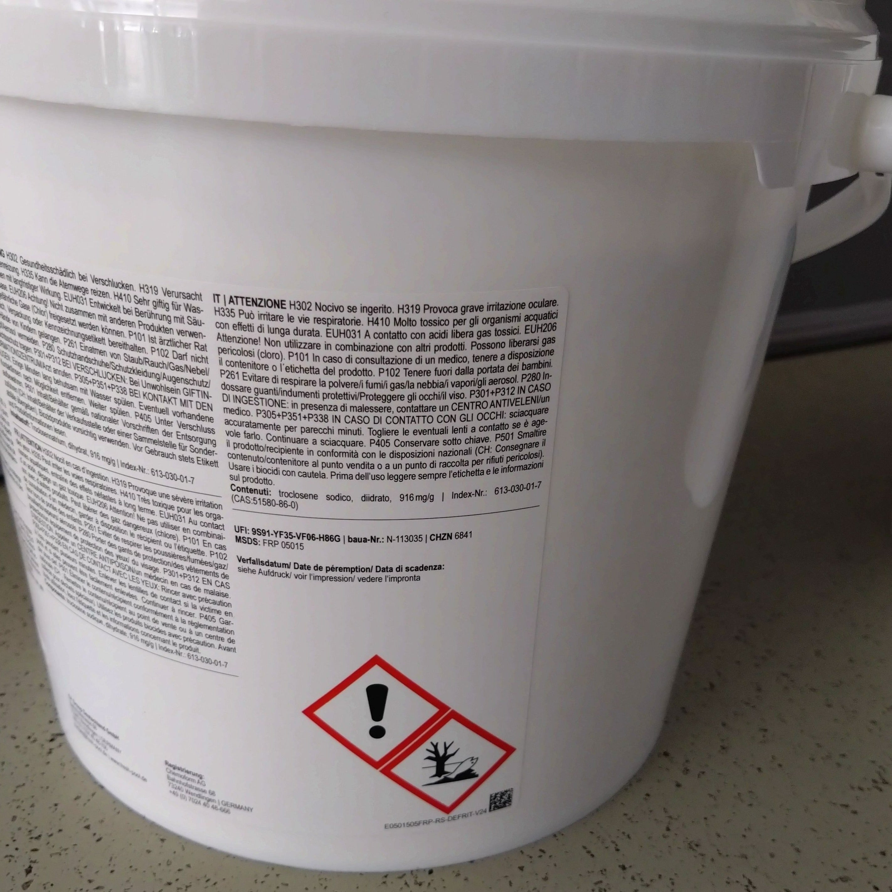 Fresh-Pool Profi Schnell Chlor Granulat, 5 kg für Pool und Alltag – Detailansicht 8