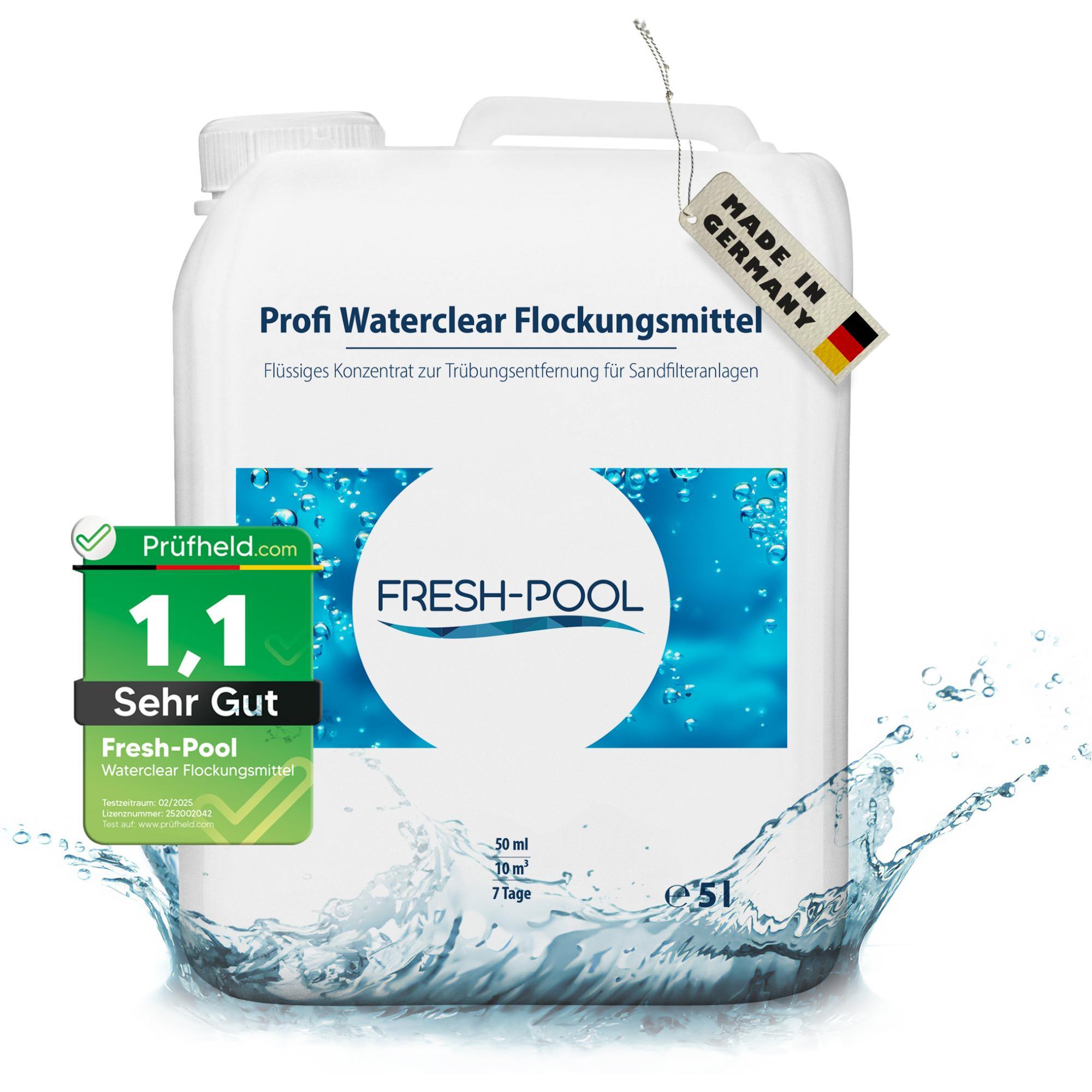 Fresh-Pool Profi Waterclear Flockungsmittel, 5l für Pool und den Pool – Detailansicht 2