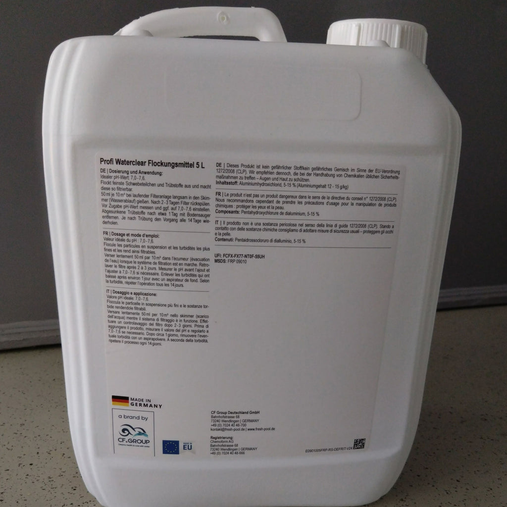 Fresh-Pool Profi Waterclear Flockungsmittel, 5l für Pool und den Pool – Detailansicht 8