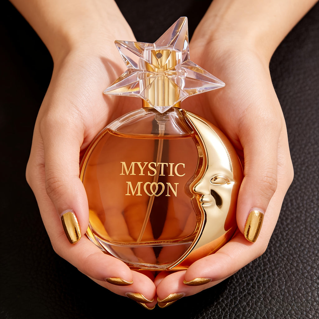 Funkelnder Stern Mond Damenparfüm EDP, Goldener Mond für Alltag und Pflege zu Hause – Detailansicht 6