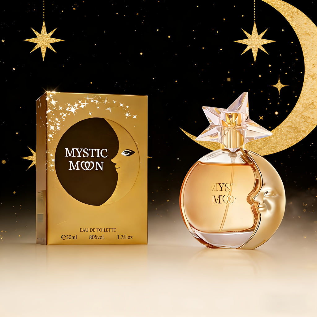 Funkelnder Stern Mond Damenparfüm EDP, Goldener Mond für Pflege zu Hause – Detailansicht 5