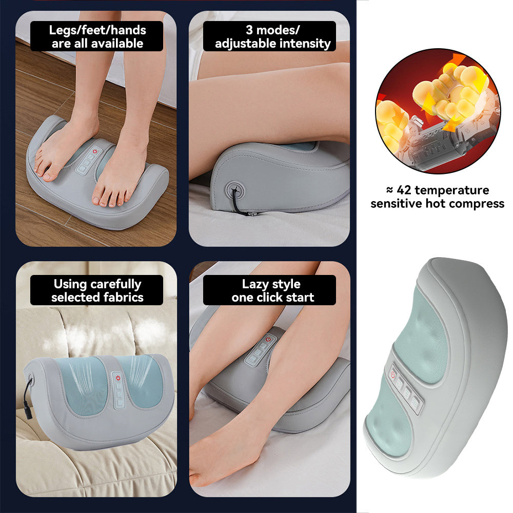 Fuß-Spa-Massagegerät, Grün für Waden und Mutter – Detailansicht 7