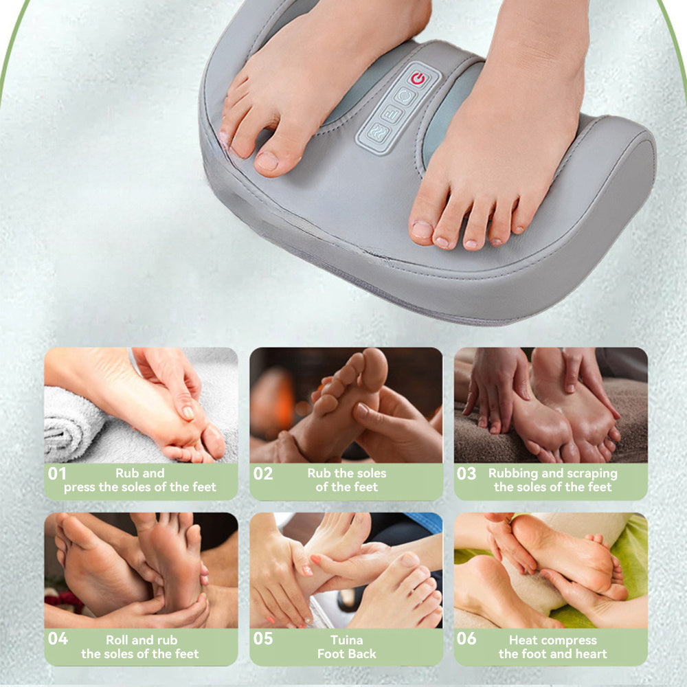 Fuß-Spa-Massagegerät, Grün für Waden und Mutter – Detailansicht 8