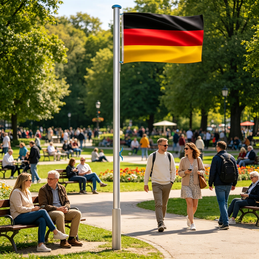 Fußball-Eckfahnen, Aluminium für Alltag und Zuhause – Detailansicht 2