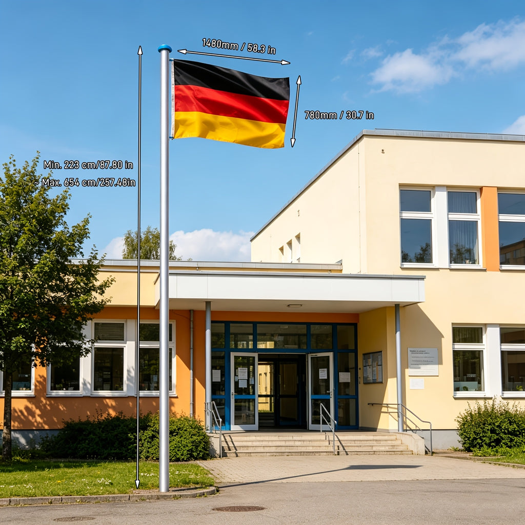 Fußball-Eckfahnen, Aluminium für Alltag und Zuhause – Detailansicht 4