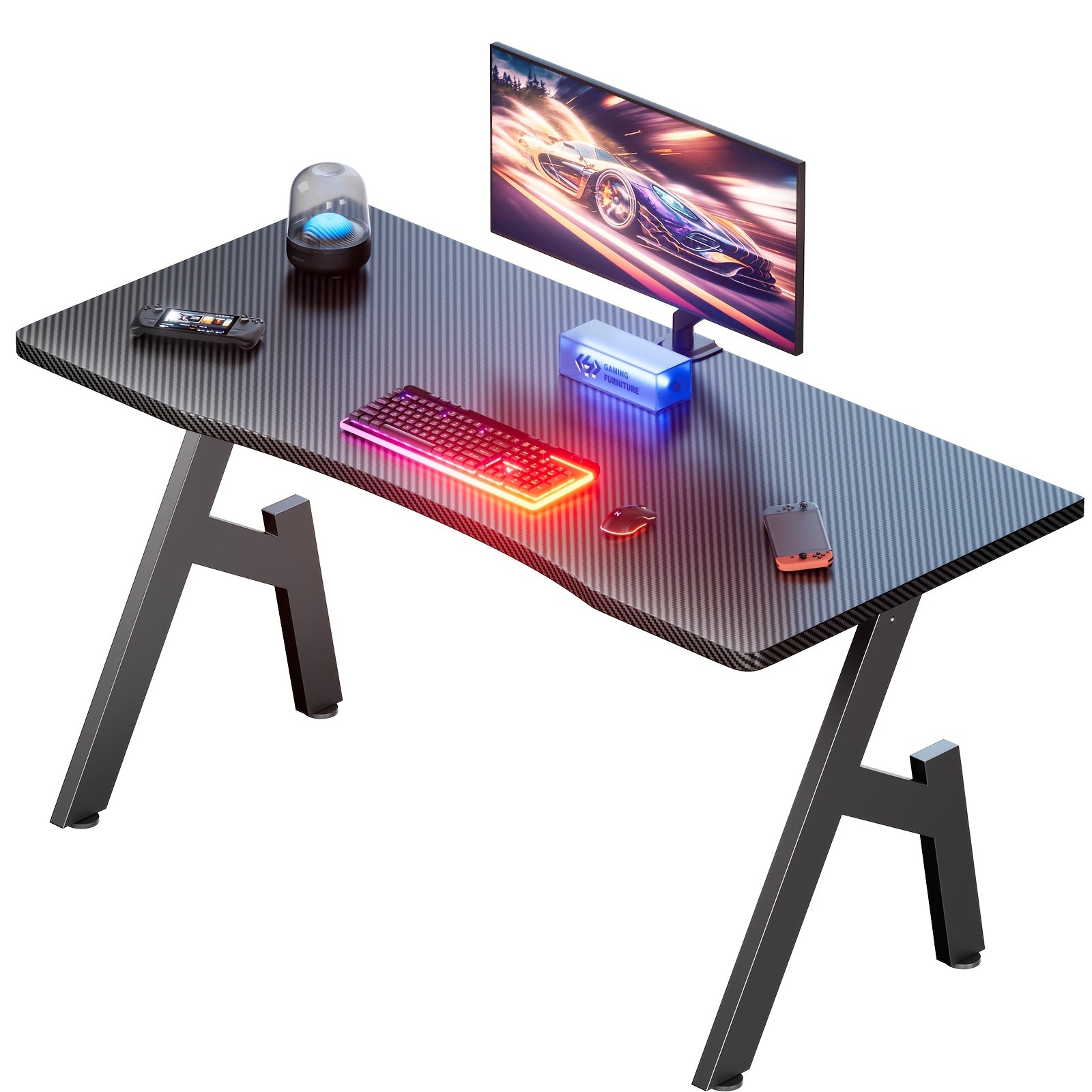 Gaming-Schreibtisch, 1 Stück für Arbeitszimmer und Homeoffice – Detailansicht 3