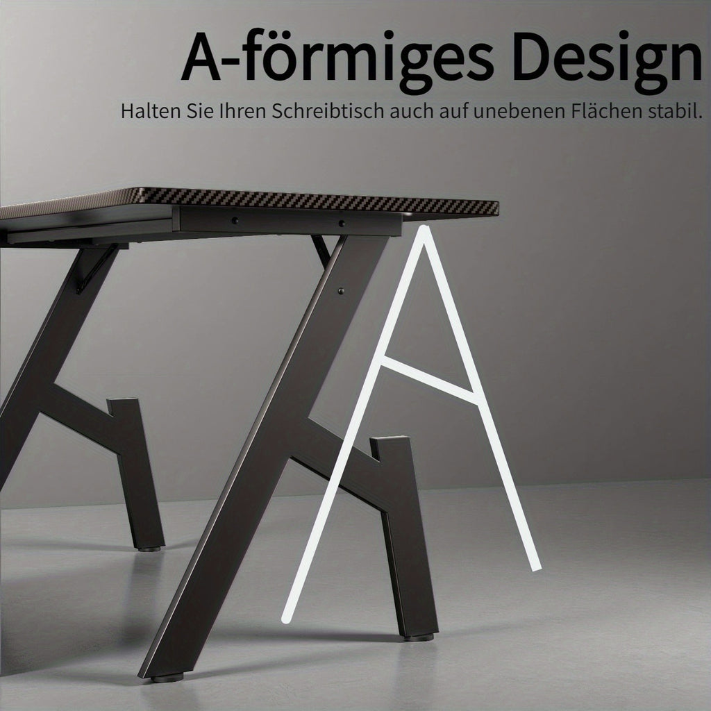 Gaming-Schreibtisch, 1 Stück für Arbeitszimmer und Homeoffice – Detailansicht 8