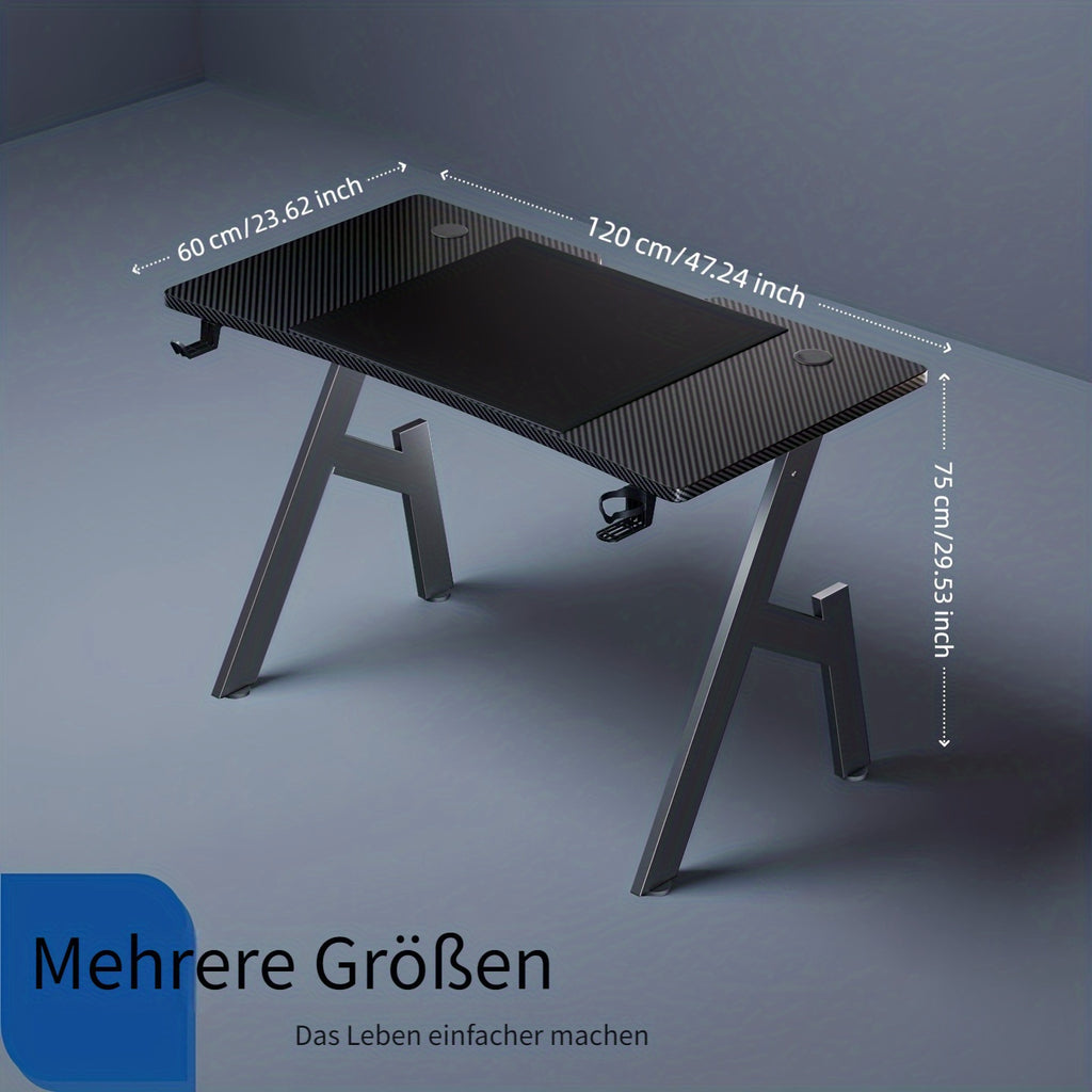 Gaming-Schreibtisch, 1 Stück für Arbeitszimmer und Homeoffice – Detailansicht 9
