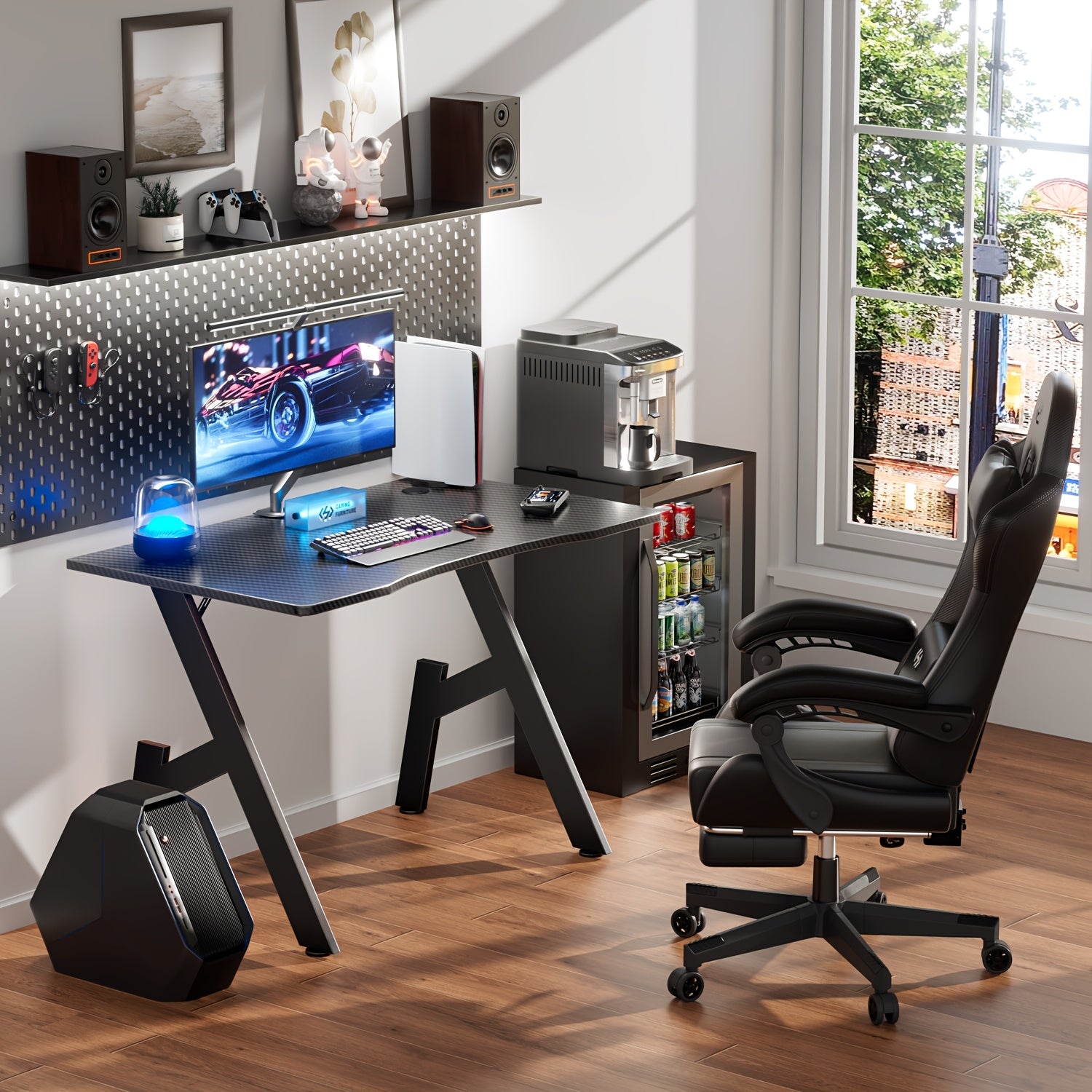 Gaming-Schreibtisch, 100 cm für Arbeitszimmer und Homeoffice – Detailansicht 6