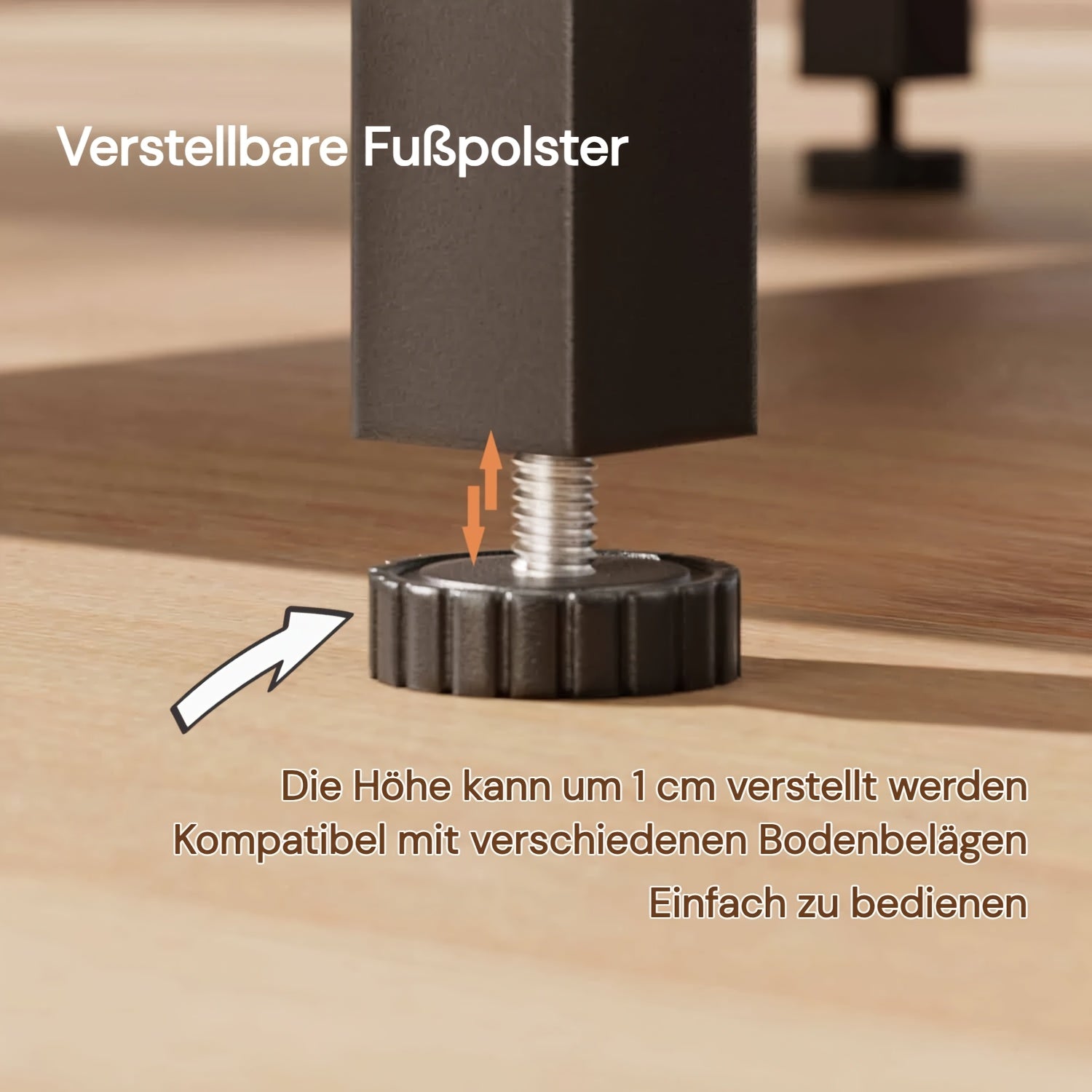 Gaming-Schreibtisch, 119,38 cm für Homeoffice und Arbeitszimmer – Detailansicht 10