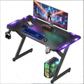 Gaming-Schreibtisch, LED-Beleuchtung für Homeoffice – Detailansicht 4