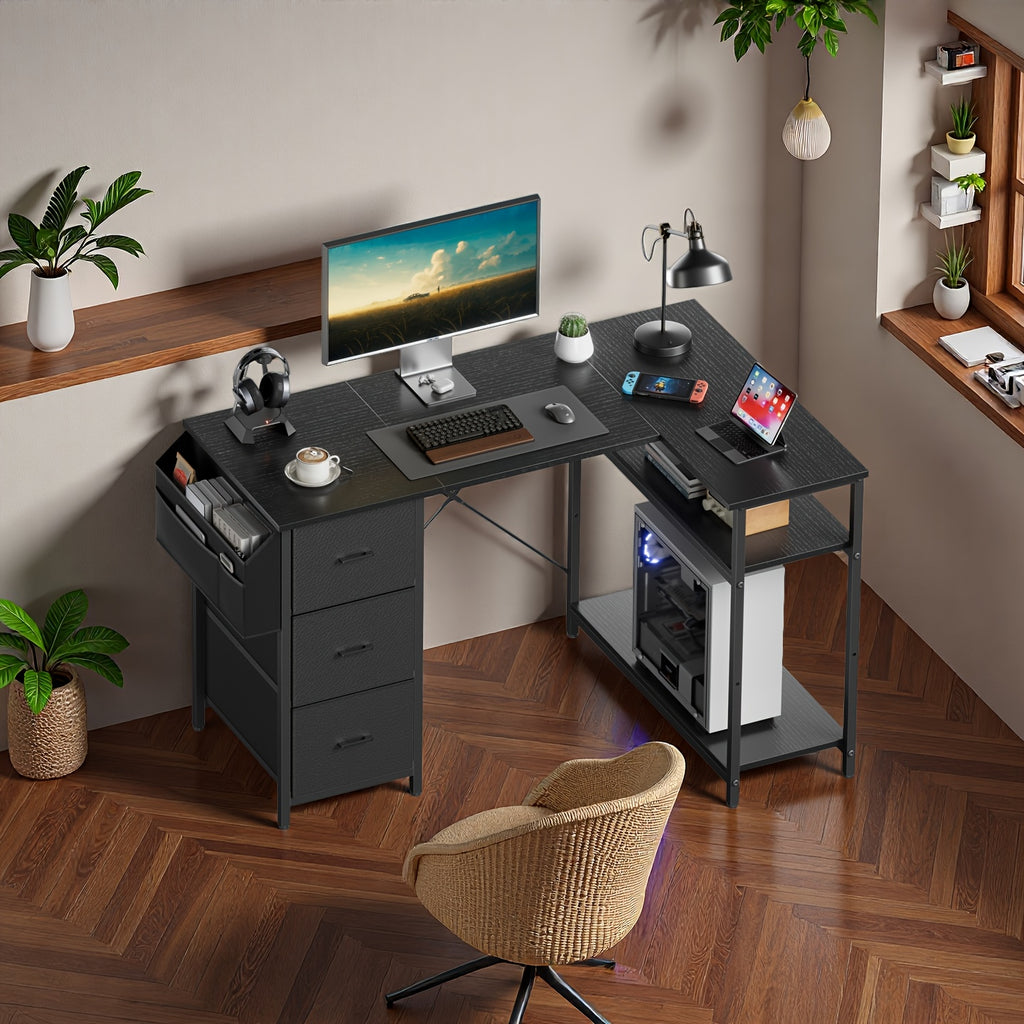 Gaming-Schreibtisch, Tigerhaut für Arbeitszimmer und Homeoffice – Detailansicht 11