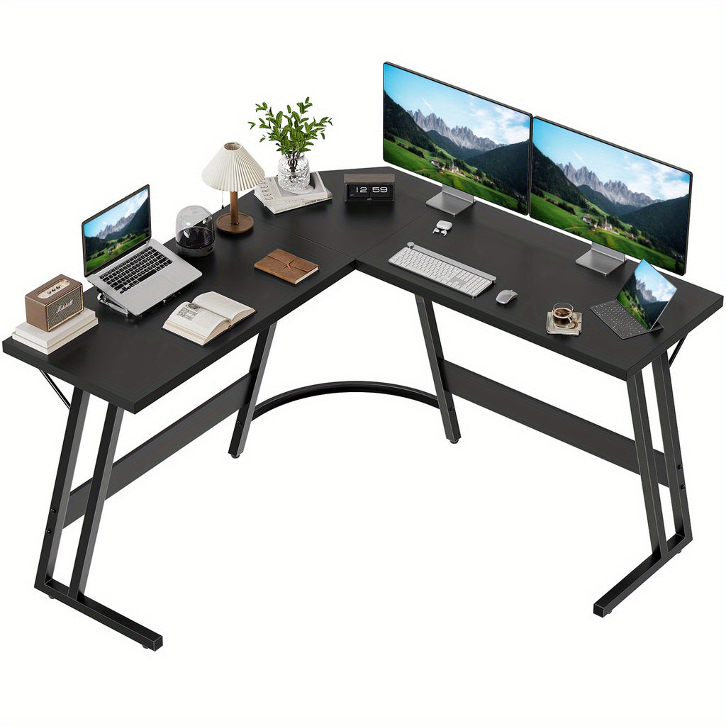 Gaming-Schreibtisch, Weiss für Arbeitszimmer und Homeoffice – Hauptansicht