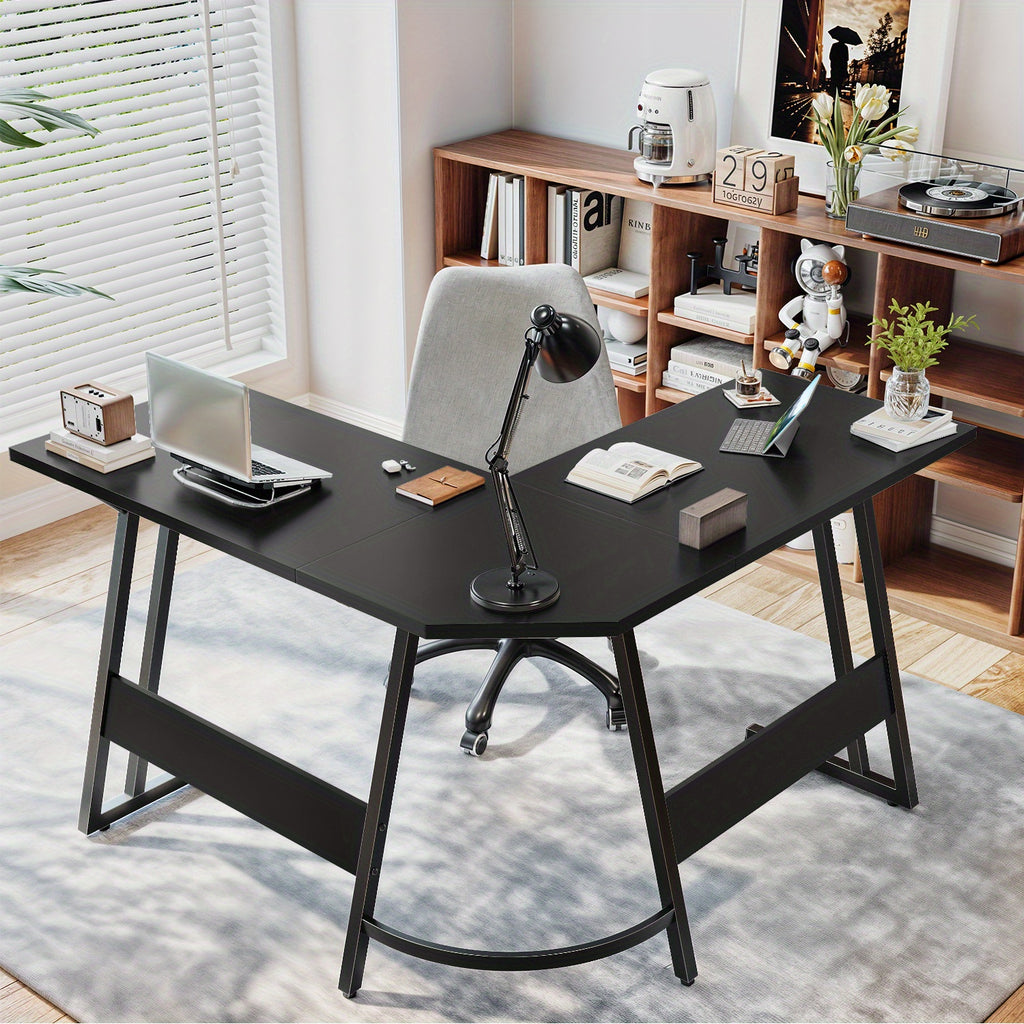 Gaming-Schreibtisch, Weiss für Arbeitszimmer und Homeoffice – Detailansicht 2