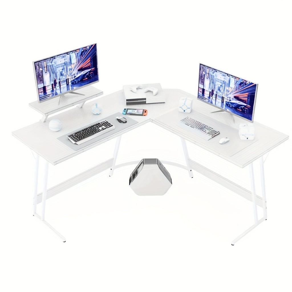 Gaming-Schreibtisch, Weiss für Arbeitszimmer und Homeoffice – Detailansicht 3