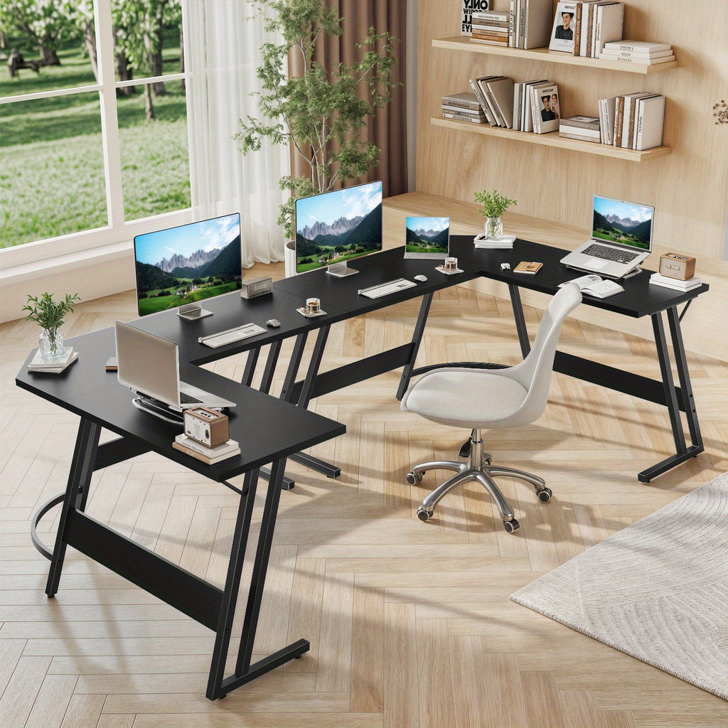 Gaming-Schreibtisch, Weiss für Arbeitszimmer und Homeoffice – Detailansicht 6