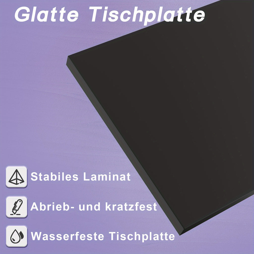 Gaming-Schreibtisch, Weiss für Arbeitszimmer und Homeoffice – Detailansicht 8