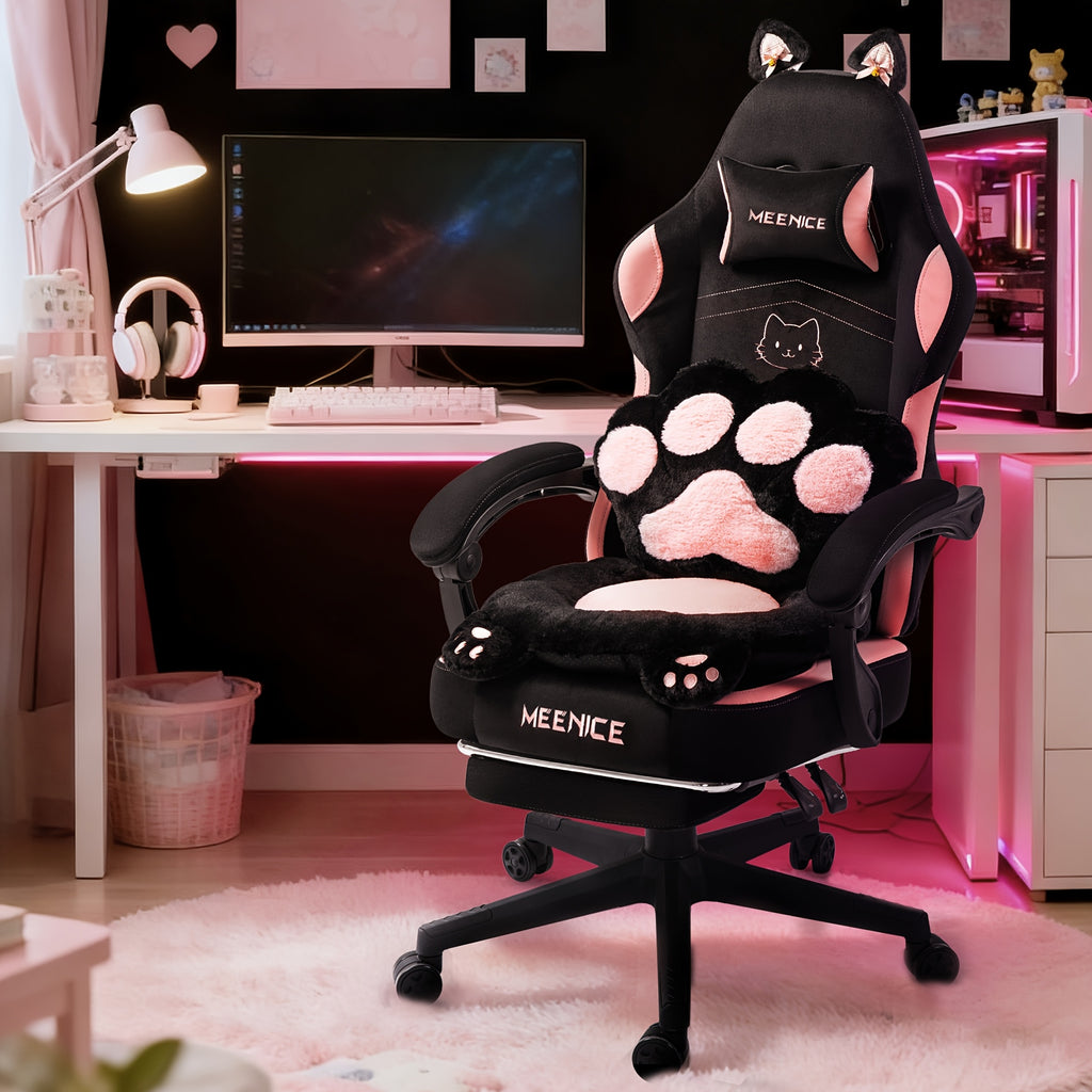 Gaming-Stuhl, 136,08 kg für Gaming und Computerplatz – Detailansicht 4