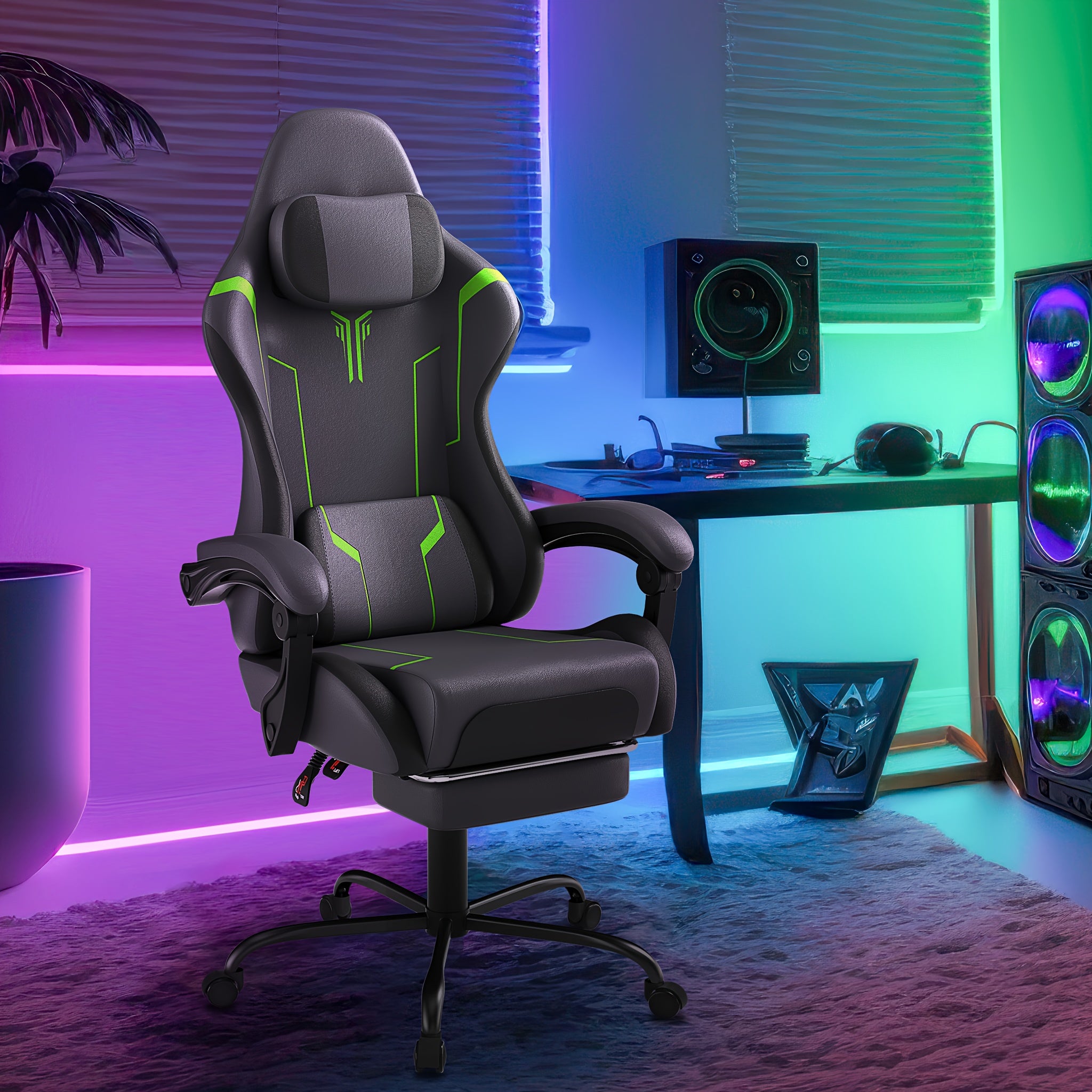 Gaming-Stuhl, 150 kg für Gaming und Computerplatz – Hauptansicht