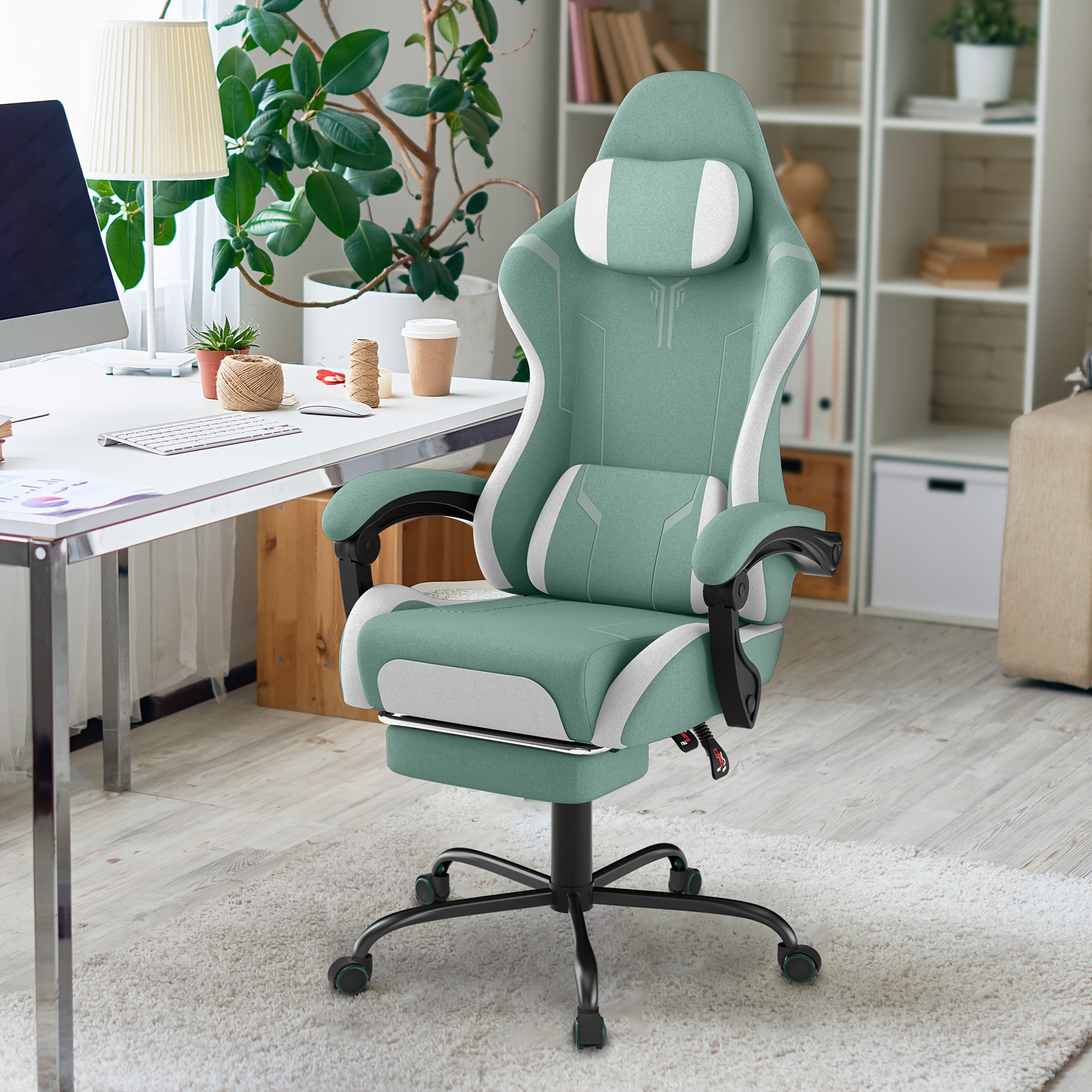 Gaming-Stuhl, 150 kg für Gaming und Computerplatz – Detailansicht 10