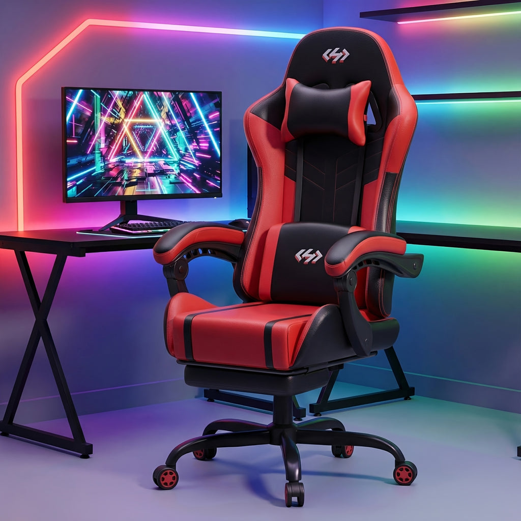 Gaming-Stuhl, 360° drehbar für Gaming und Computerplatz – Detailansicht 12