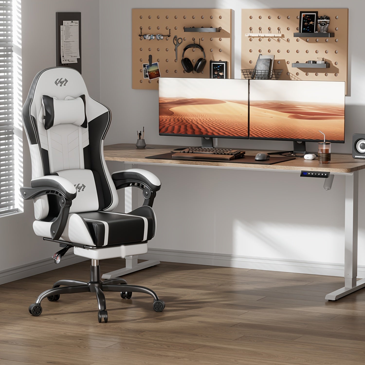 Gaming-Stuhl, 360° drehbar für Gaming und Computerplatz – Detailansicht 20