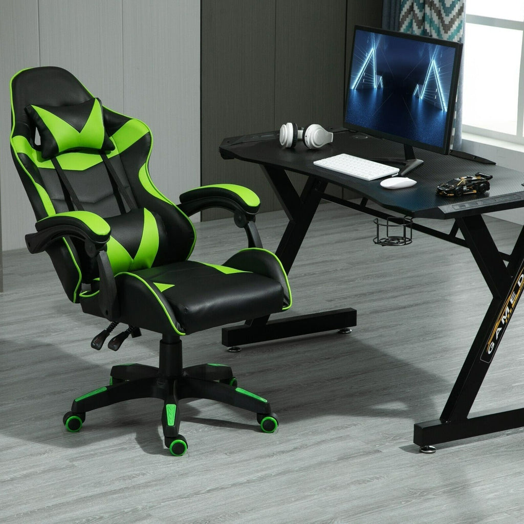 Gaming-Stuhl, Blau für Computerplatz und Gaming – Detailansicht 17