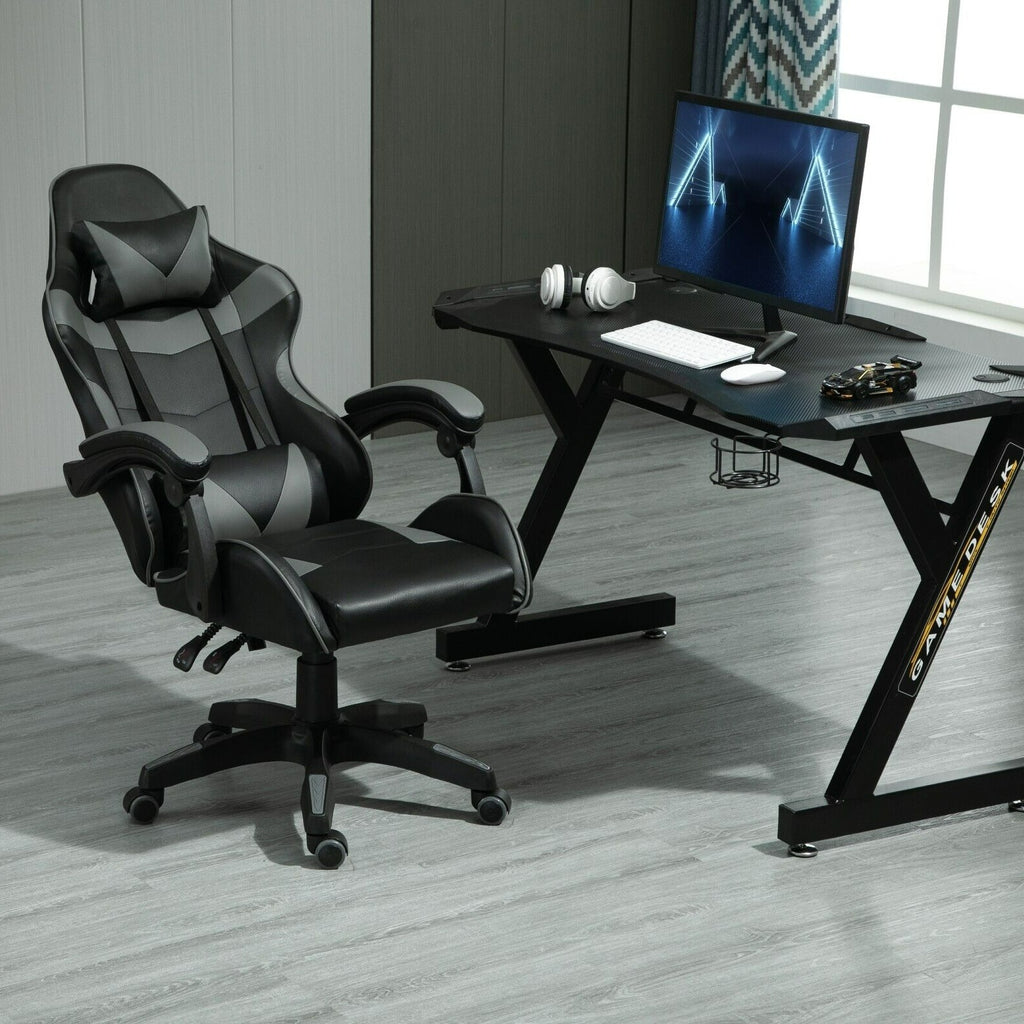Gaming-Stuhl, Blau für Computerplatz und Gaming – Detailansicht 22