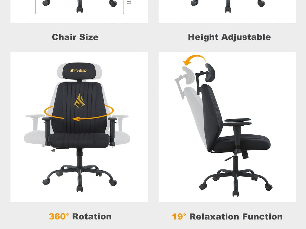 Gaming-Stuhl, Grün für Computerplatz – Detailansicht 6