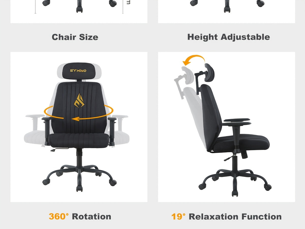Gaming-Stuhl, Grün für Computerplatz – Detailansicht 6