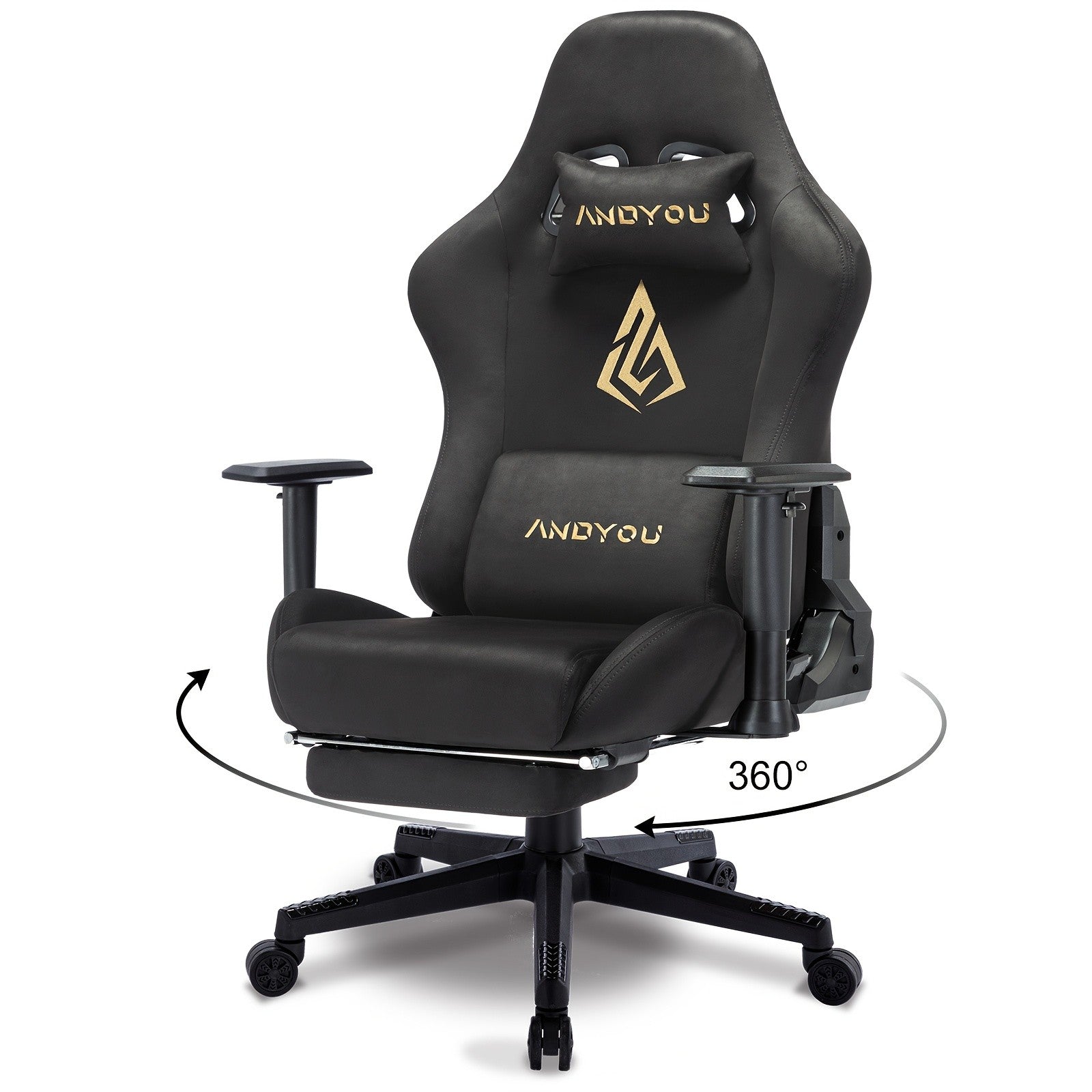 Gaming-Stuhl, Grüner für Computerplatz und Gaming – Detailansicht 13