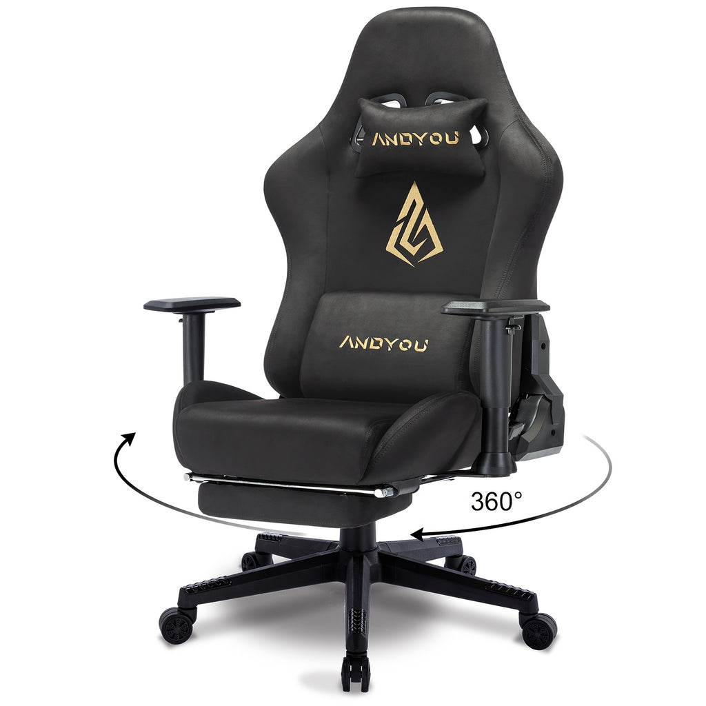 Gaming-Stuhl, Grüner für Computerplatz und Gaming – Detailansicht 16
