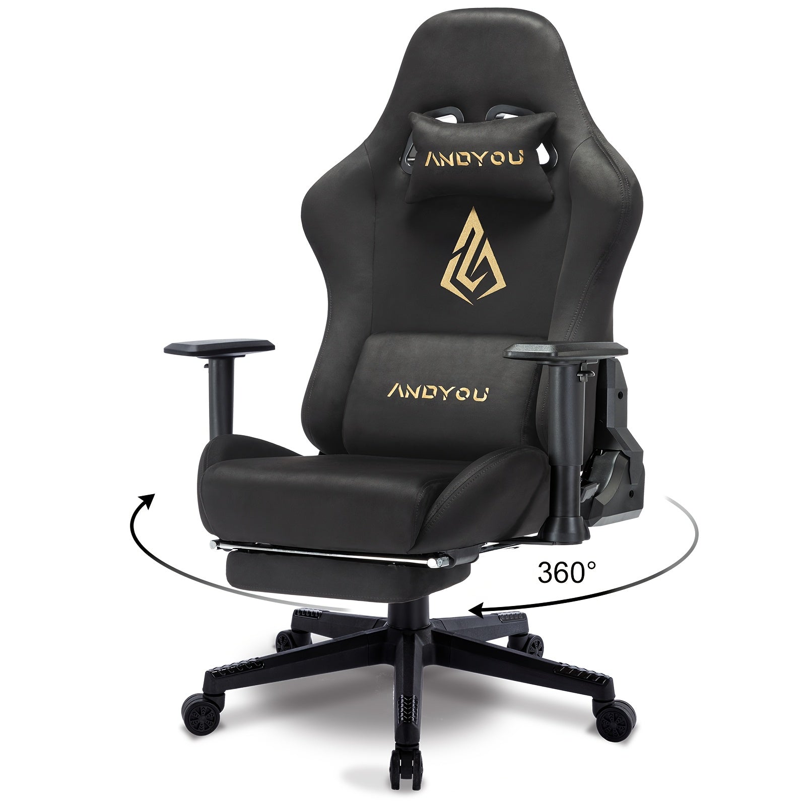 Gaming-Stuhl, Grüner für Computerplatz und Gaming – Detailansicht 16