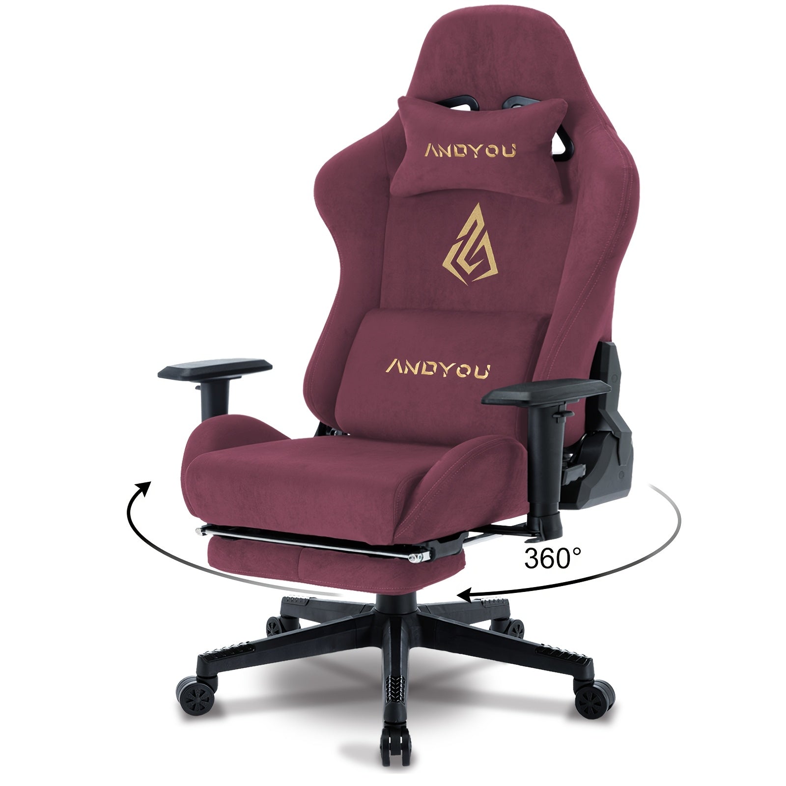 Gaming-Stuhl, Grüner für Computerplatz und Gaming – Detailansicht 18