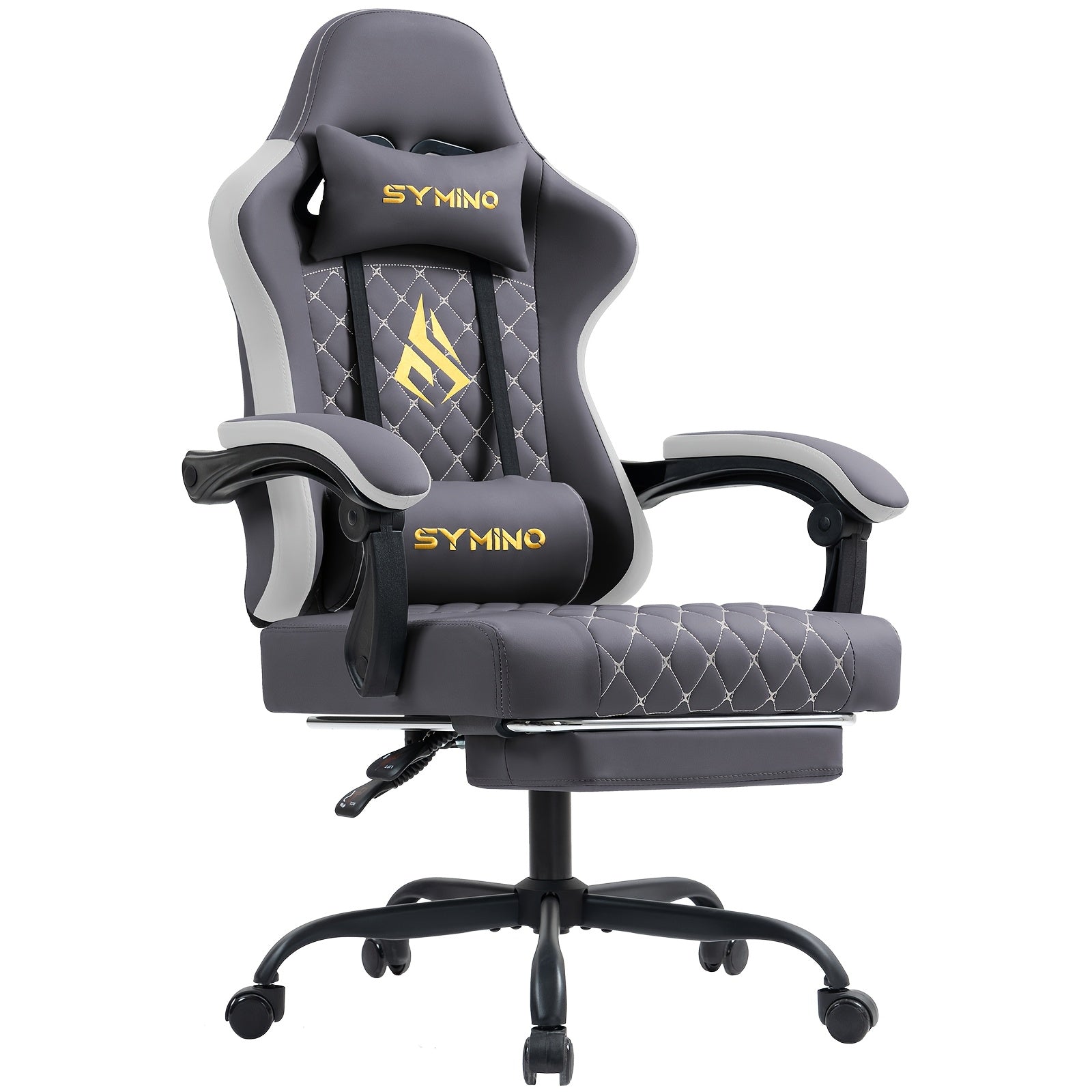 Gaming-Stuhl, Hellblau für Gaming – Detailansicht 9