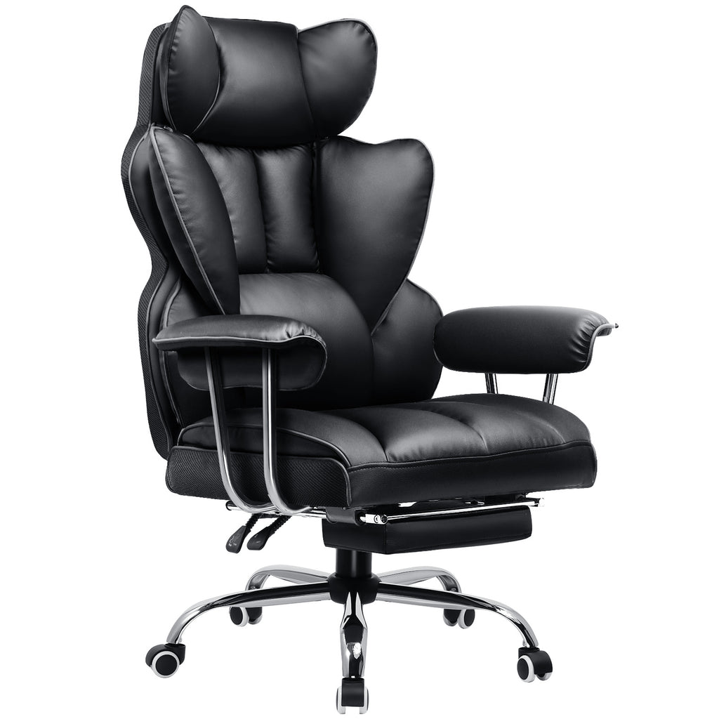 Gaming-Stuhl, SCHWARZ für Computerplatz und Gaming – Hauptansicht