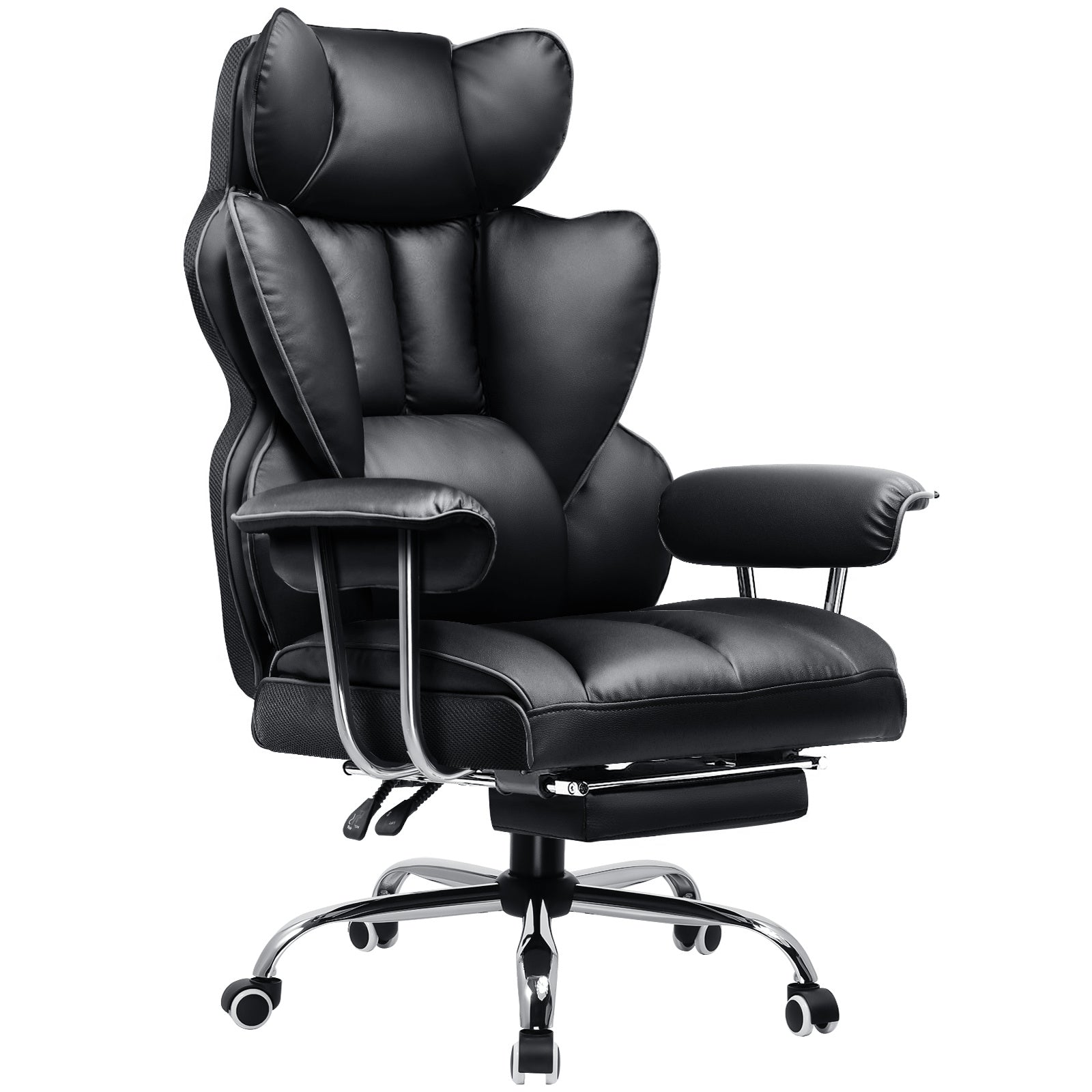 Gaming-Stuhl, SCHWARZ für Computerplatz und Gaming – Hauptansicht