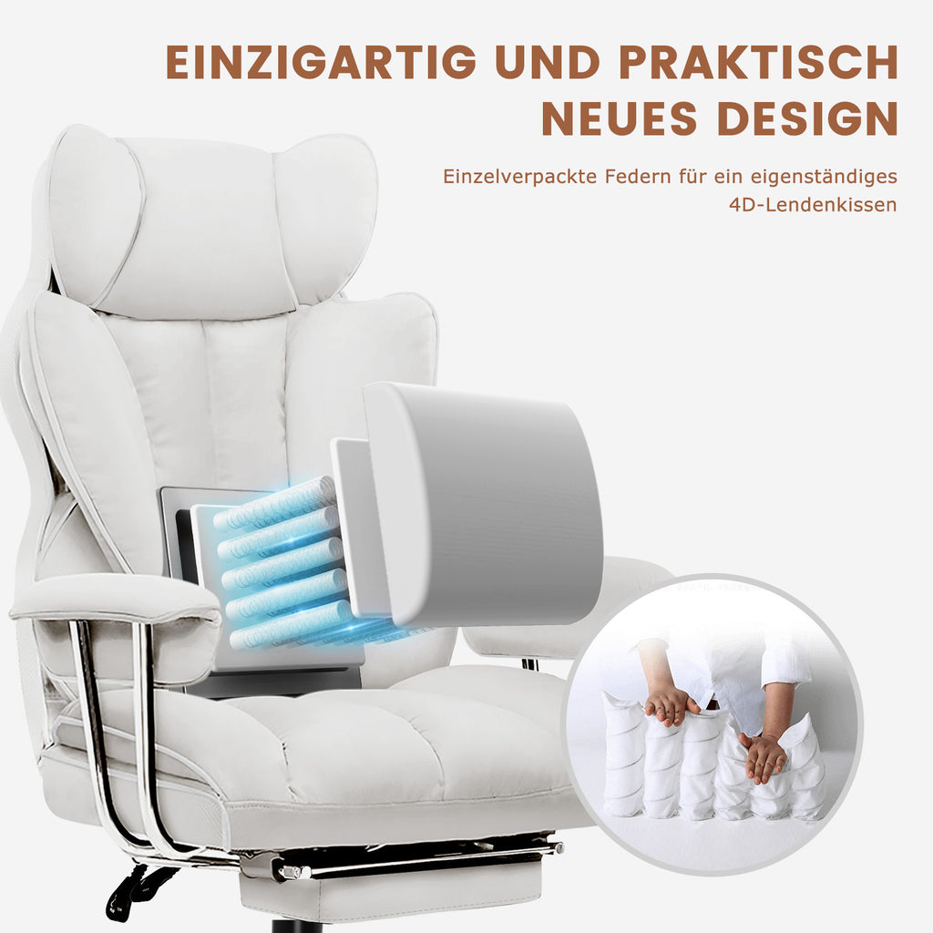 Gaming-Stuhl, SCHWARZ für Computerplatz und Gaming – Detailansicht 9