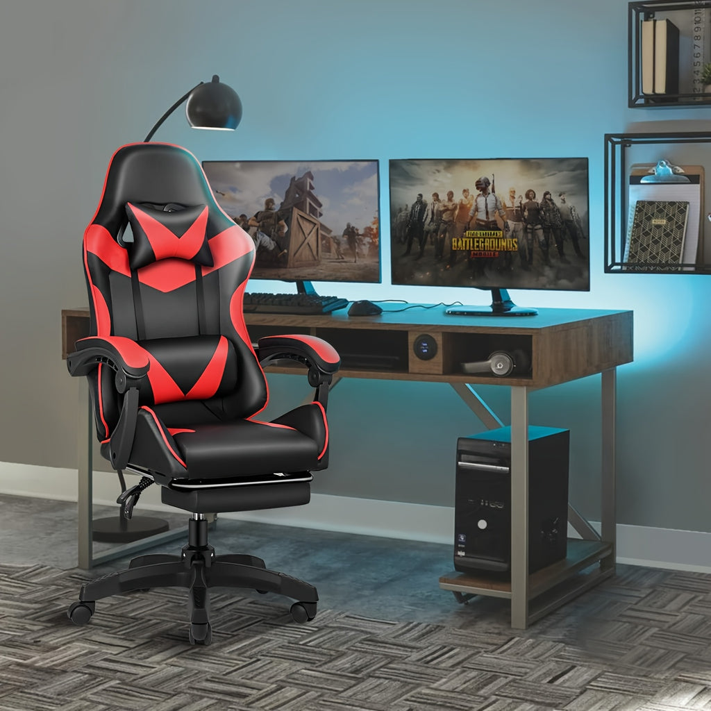Gaming-Stuhl, Schwarz+grau für Computerplatz und Gaming – Detailansicht 16