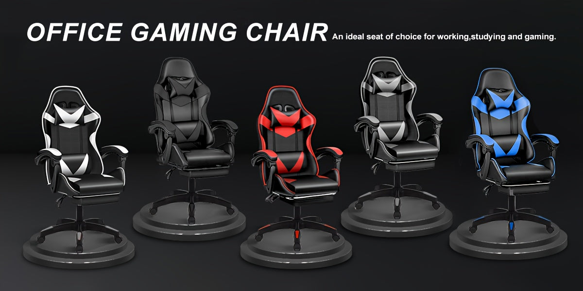 Gaming-Stuhl, Schwarz+grau für Computerplatz und Gaming – Detailansicht 22