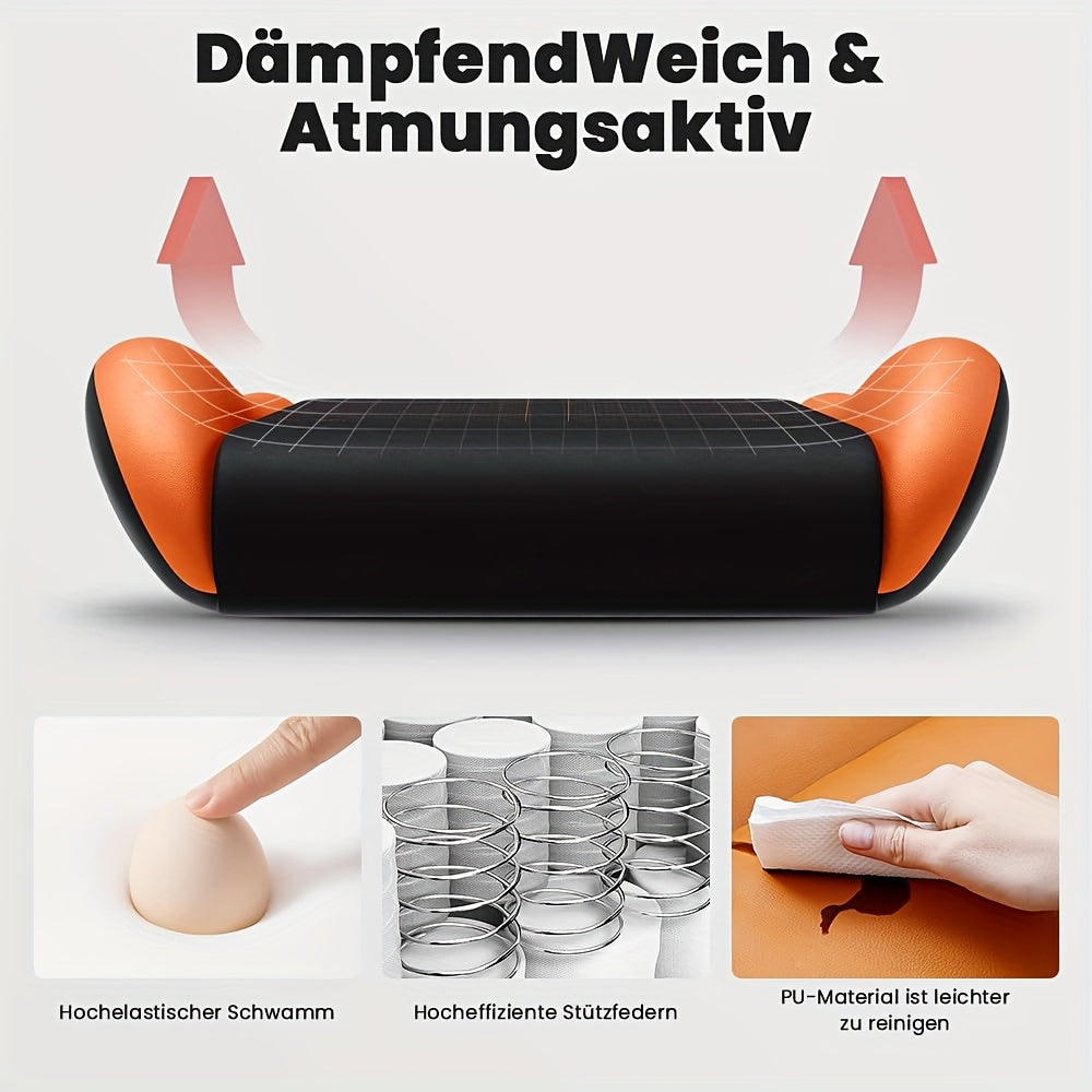 Gaming-Stuhl, Schwarz-Orange für Gaming und Computerplatz – Detailansicht 3