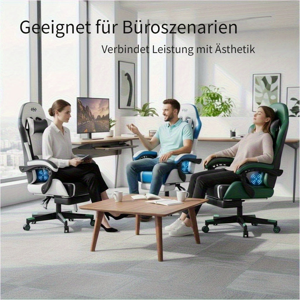 Gaming-Stuhl, Schwarz Rot für Gaming – Detailansicht 3