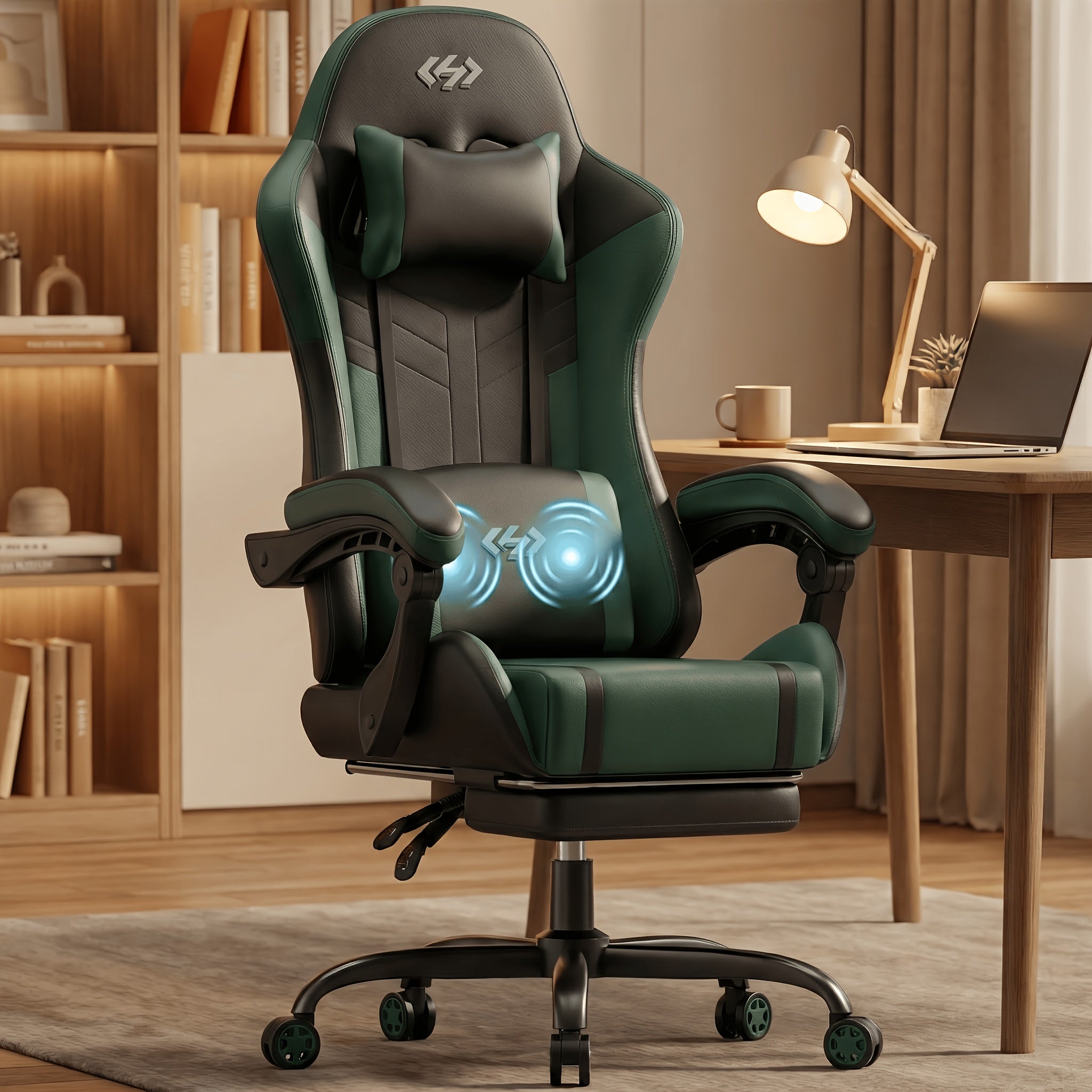 Gaming-Stuhl, Schwarz Rot für Gaming – Detailansicht 9