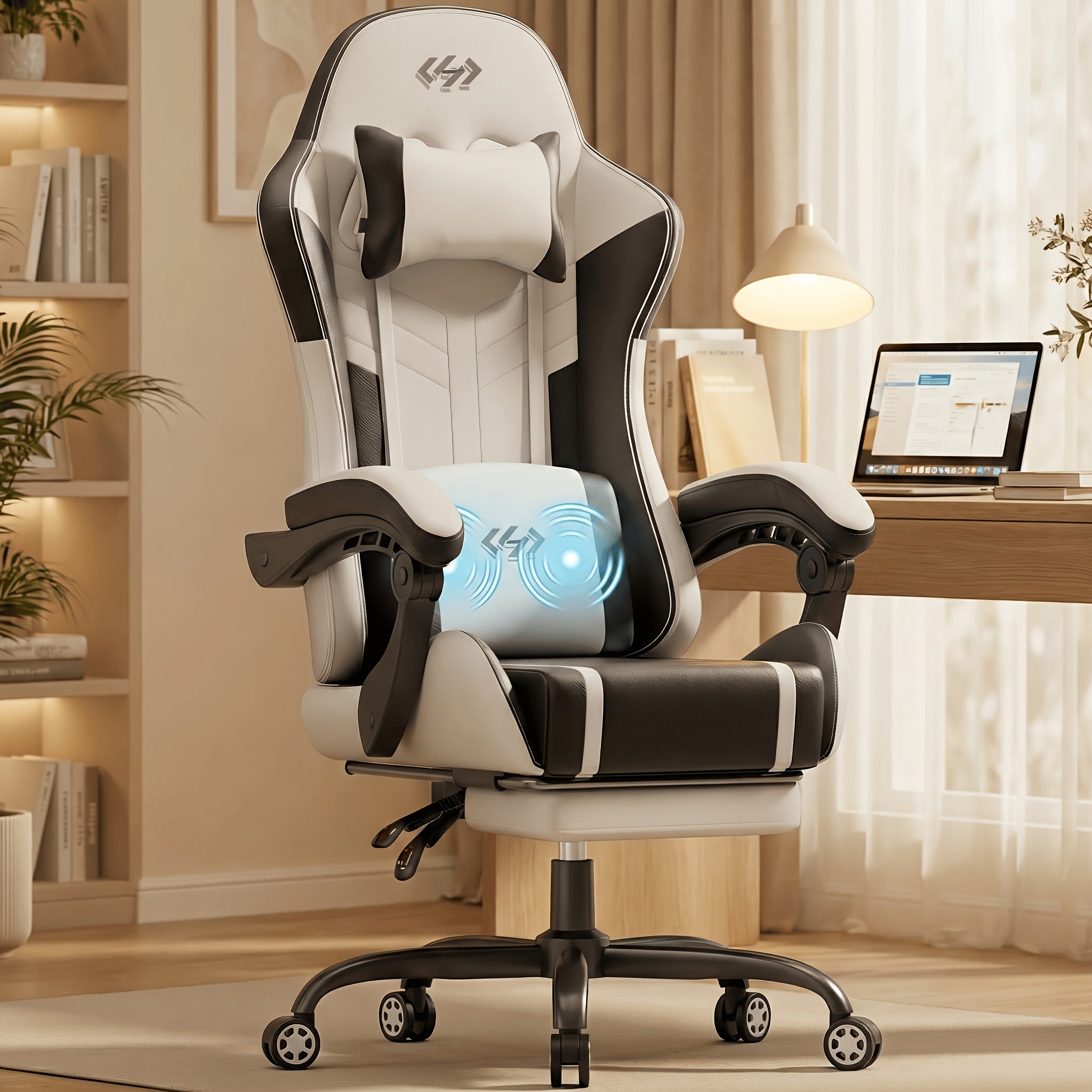 Gaming-Stuhl, Schwarz Rot für Gaming – Detailansicht 13